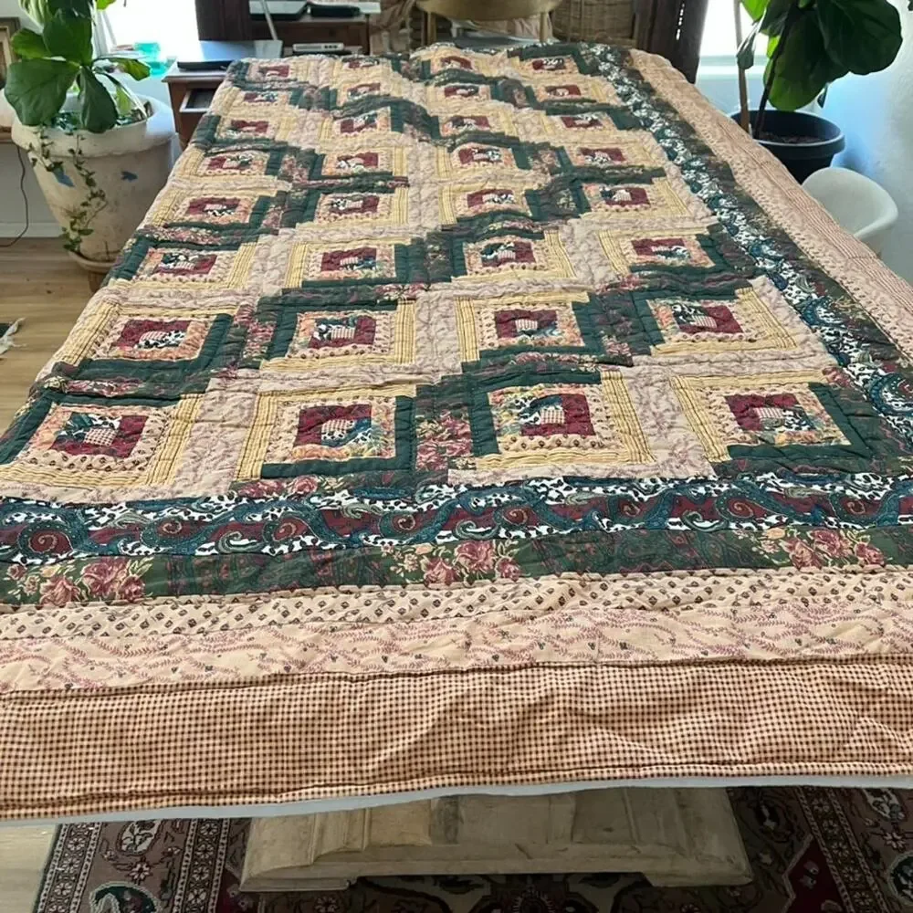 Vintage Pem-America Muted Quilt 90